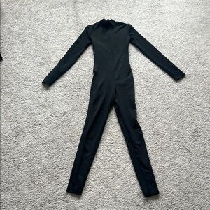 Zara Black Long Sleeve Jumpsuit in a size Small.